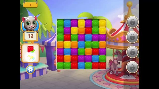 Talking Tom Fun Fair Level 1 смотреть онлайн