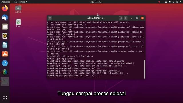 CARA MENGINSTALL POSTGRESQL PADA UBUNTU/LINUX смотреть онлайн