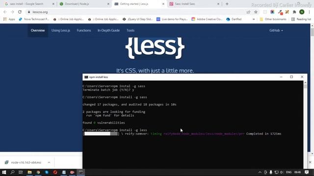 Sass - Less Tutorial in hindi смотреть онлайн