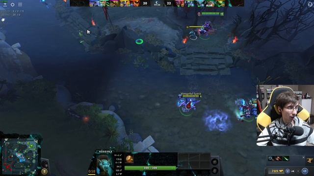 Dota 2 Лион четвёрка отсасывает у медузы ману. И ультует пальцем в её щит (топ т смотреть онлайн