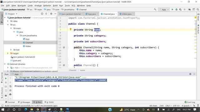@JsonProperty | How to change property names when serializing | java shastra смотреть онлайн