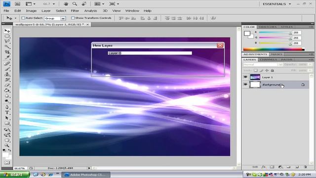 How to Make a "Frosted Glass" Wallpaper in Photoshop смотреть онлайн