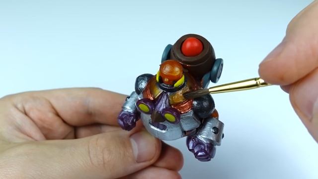 Brawl Stars. Раскрашиваем фигурки Бравлеров #4. РобоМайк из Бравл Старс.