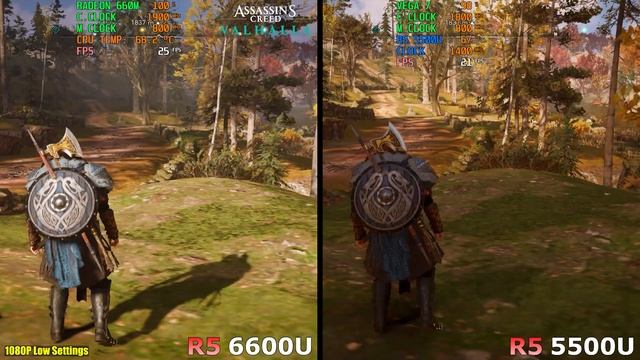 Ryzen 5 6600U (Radeon 660M) Vs Ryzen 5 5500U Vega 7 - How Big Is The Difference?