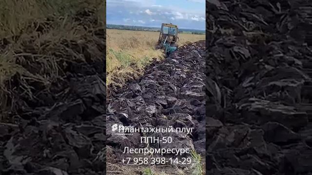 Плантажный плуг ППН-50 Леспромресурс смотреть онлайн