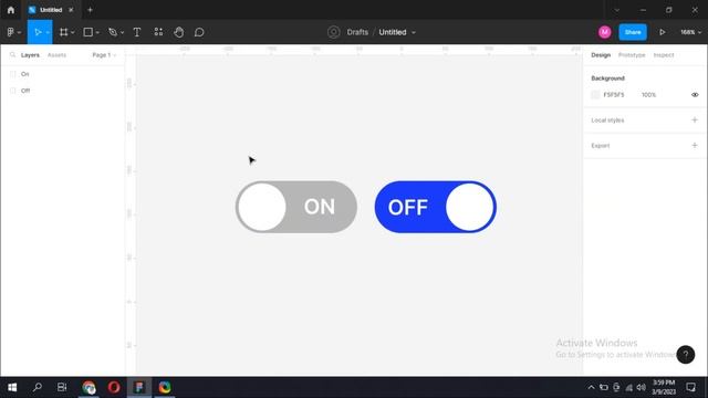 Create toggle switch button animation in Figma | Figma UI UX design full course in Hindi смотреть онлайн