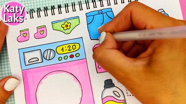 DIY paper game/Mini Paper Washing Machine смотреть онлайн