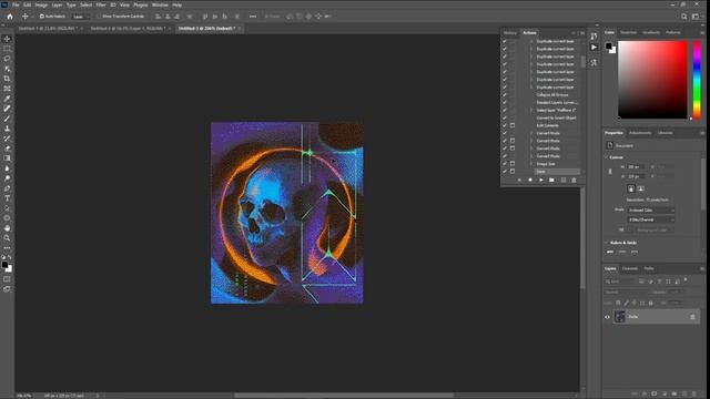 Как сделать ретро-пиксельный эффект в фотошопе / Retro-pixel effect photoshop / Фотошоп уроки смотреть онлайн