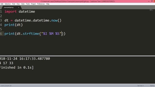 Lecture 8 : Python Date & Time смотреть онлайн