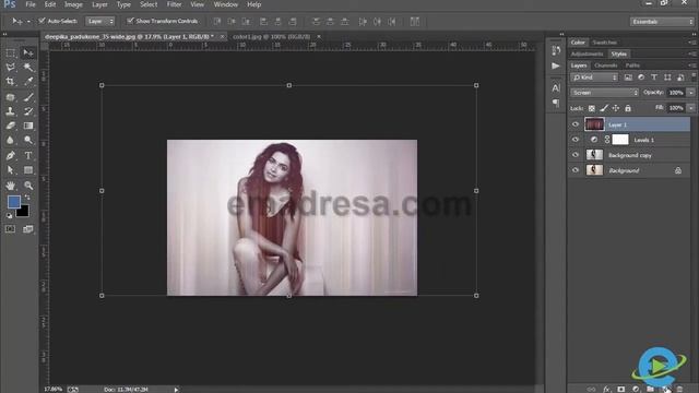 Adobe Photoshop Picture Effects Lighting Effect смотреть онлайн