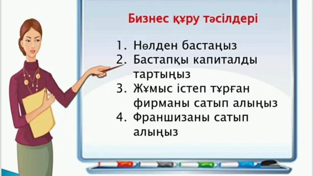Бизнес неден басталады? (Кәсіпкерлік және бизнес негіздері. 10-сынып. 17-сабақ) смотреть онлайн
