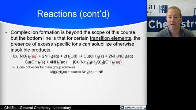 CH151L - Lab 6 - (CH127L - Lab 7) - Qualitative Analysis - Pre-lab lecture video смотреть онлайн