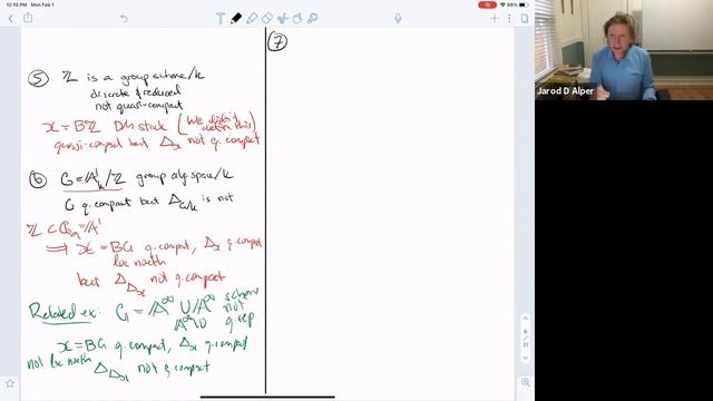 Introduction to stacks and moduli (Jarod Alper) - Lecture 7 смотреть онлайн