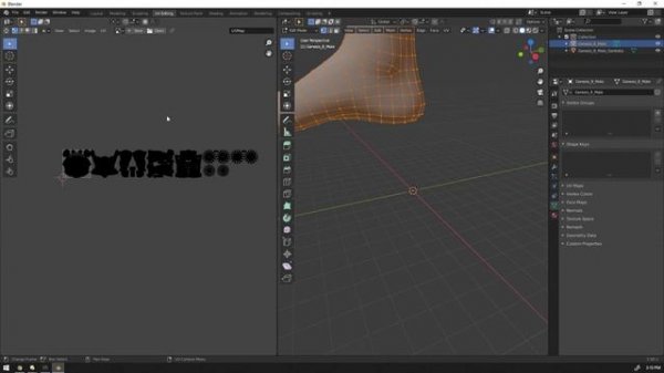 Create UVs for Geografts - Daz Studio 4.12 & Blender 2.90 Tutorial
