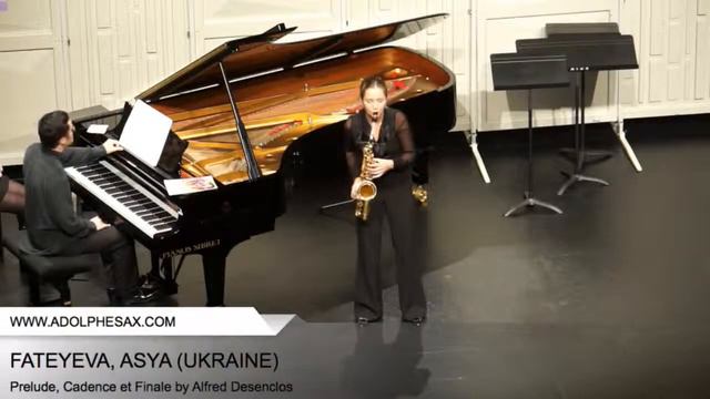 Dinant 2014 Fateyeva, Asya Prelude, Cadence et Finale by alfred Desenclos смотреть онлайн