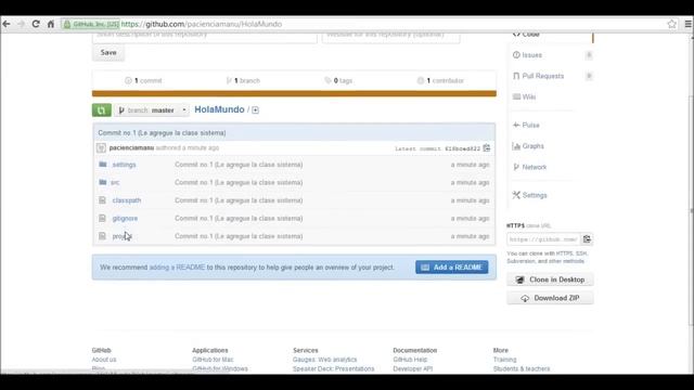 Usar Git en Eclipse (Egit) Pull, commit y Fetch. смотреть онлайн