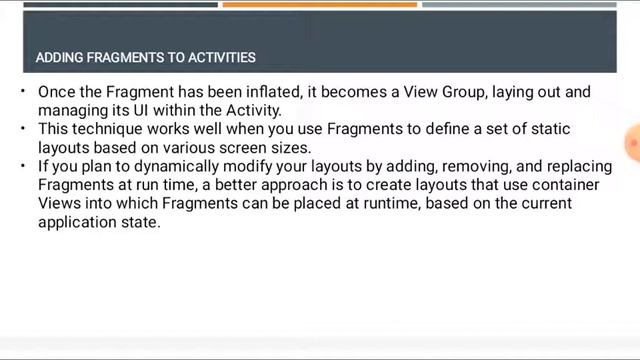 Introducing the Fragment Manager, Adding Fragments to Activities ,and Using Fragment Transactions смотреть онлайн