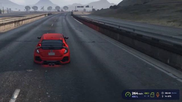 Тест скорости Dinka Civil 2019 #gta5rp #транспорт #скорость смотреть онлайн
