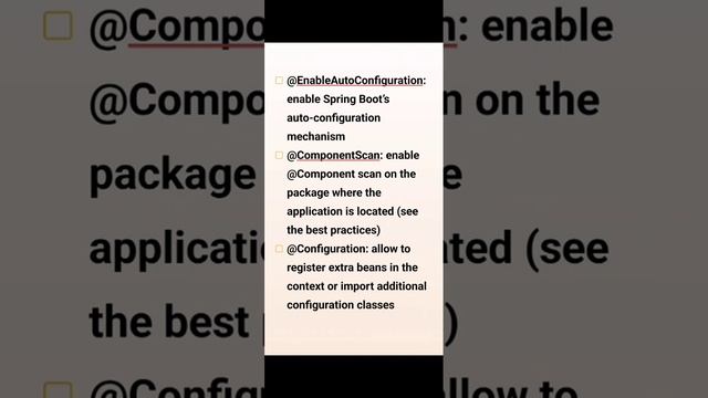 Using the @SpringBootApplication Annotation @EnableAutoConfiguration @ComponentScan @Configuration смотреть онлайн