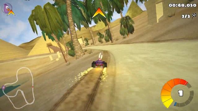 SuperTuxKart Git - Shifting Sands 1:35.671 смотреть онлайн