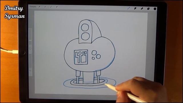 How to draw robot, Как нарисовать робота смотреть онлайн