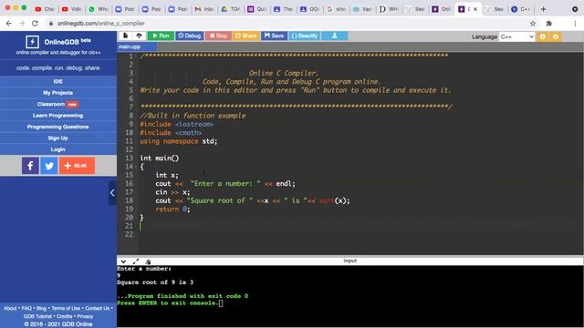 Lec29 - C++ - Built In Functions, user defined function without returning value and arguments смотреть онлайн
