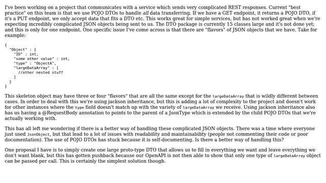 Software Engineering: Java REST services - What are best practices regarding DTOs? смотреть онлайн