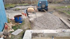 Полы по грунту в бане