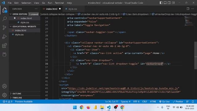 Bootstrap - Learn How to Create the Responsive 'Educational Website' using Bootstrap смотреть онлайн