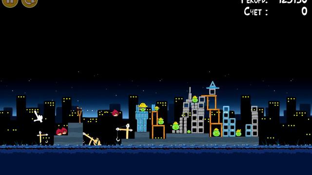 Angry Birds. Big Setup (level 11-8) 3 stars. Прохождение от SAFa смотреть онлайн