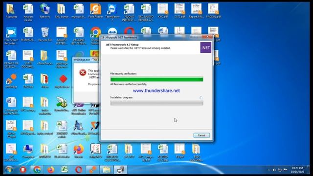 This Application Requires One Of The Following Versions Of The .NETFramework:.NET Framework,