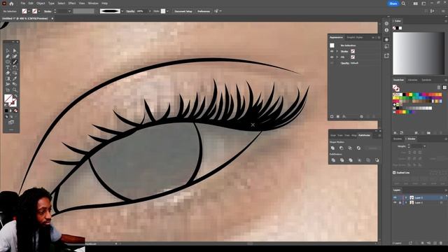How To Cartoon With Mouse in Adobe Illustrator • Step-by-step Tutorial смотреть онлайн