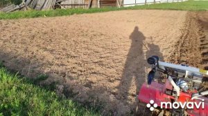 вспашка мотоблоком Брайт