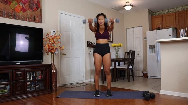 28 Day Challenge - Workout 4 - Biceps, Shoulders, Chest, Quads! смотреть онлайн