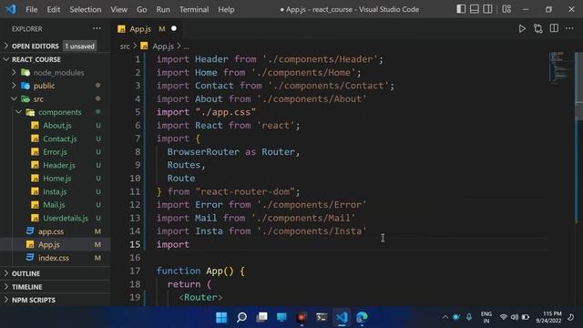 React-Router v6 Hooks | React.js Full Course #15 смотреть онлайн