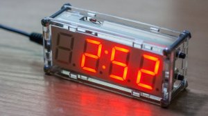 Собираем часы с 7 сегментным индикатором, DIY конструктор.