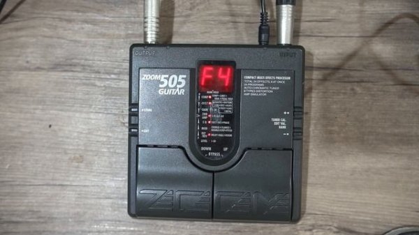 Zoom 505 Guitar Multieffects Patches Demo