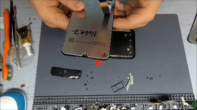 Xiaomi Redmi Note 7 - Замена дисплейного модуля. смотреть онлайн