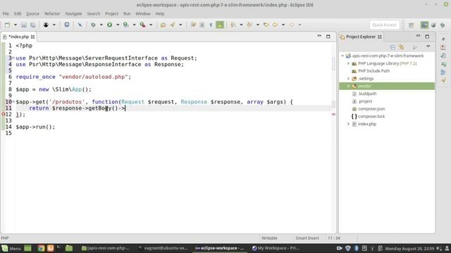 APIs REST com PHP 7 e Slim Framework - Aula 03 - Método GET смотреть онлайн