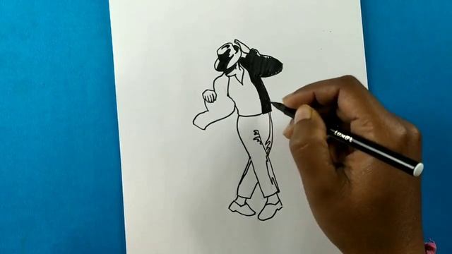 Baba Jackson Dance Sketch in 2 Minutes | Jackson Dance Sketch | Easy Jackson Dance Sketch смотреть онлайн