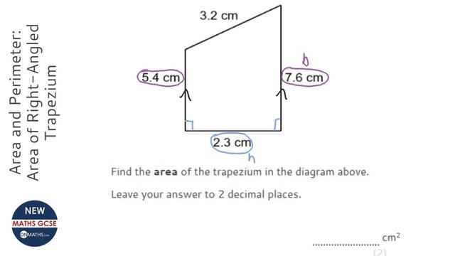 Area and Perimeter: Area of Right-Angled Trapezium (Grade 3) - OnMaths GCSE Maths Revision смотреть онлайн