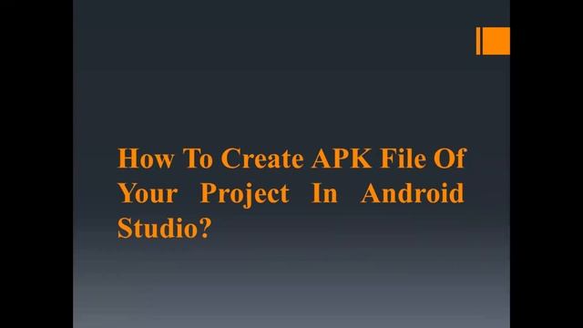 How to create APK file in Android Studio | Step by Step Guide to create APK File| Android Studio смотреть онлайн
