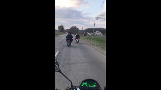 VLOG ● Гонка на мотоцикле Lifan Lf175-2E  Прокатились на DODGE RAM1500