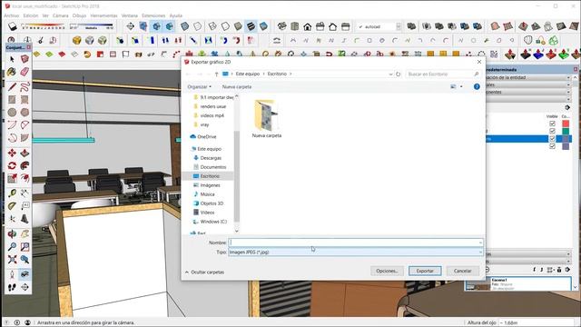 Exportar JPG desde Sketchup. Parte 1 | Curso profesional Sketchup смотреть онлайн