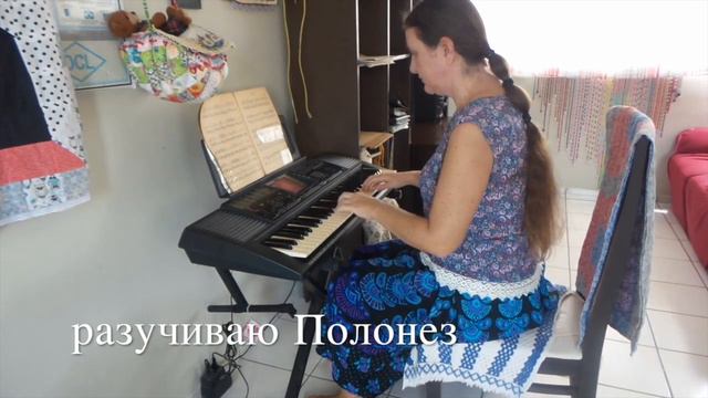Вышиваю, про осла, купила хлорку-гель, разучиваю Полонез смотреть онлайн