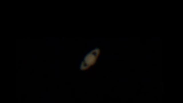 Saturn through an 8" Dobsonian смотреть онлайн