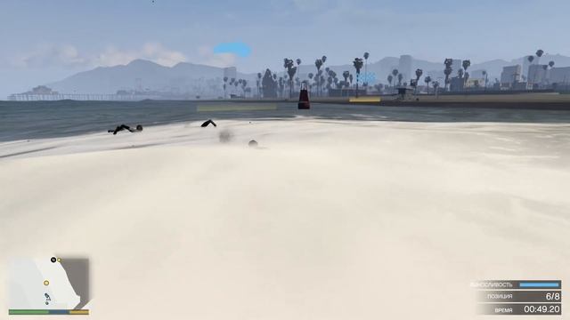 Прохождение Grand Theft Auto V (GTA 5) — Побочная миссия Триатлон в Веспуччи смотреть онлайн