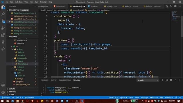 Part 3: Meme-Generator Application Using API In React | Create Any Custom Meme By Your Own смотреть онлайн