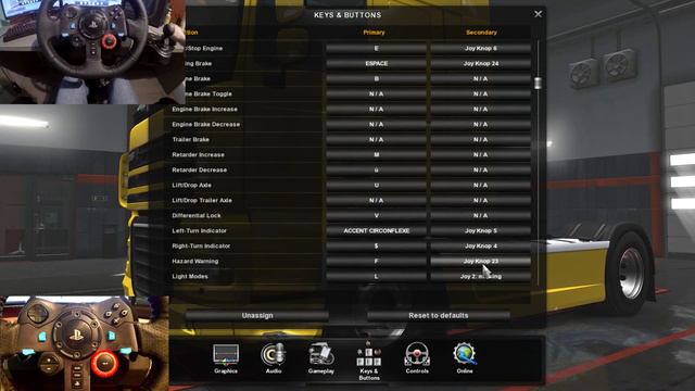 My Logitech G29 + H-Shifter settings for ETS2!!! смотреть онлайн