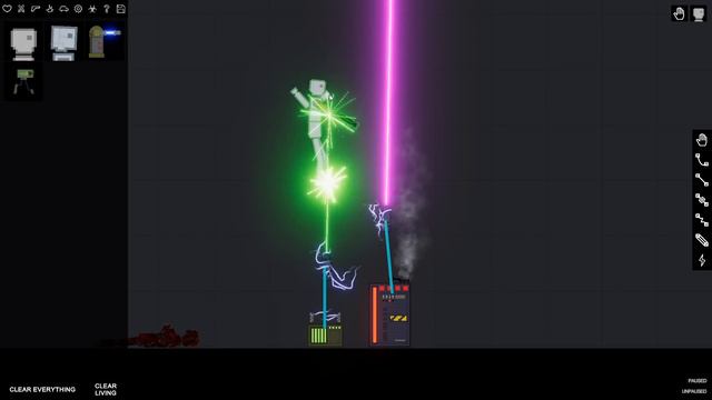 Making a 1,000,000 Watt MEGA LASER With The New Generator in People Playground Update смотреть онлайн